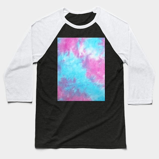 Summr Tie Dye Pink Pop Baseball T-Shirt by Summr